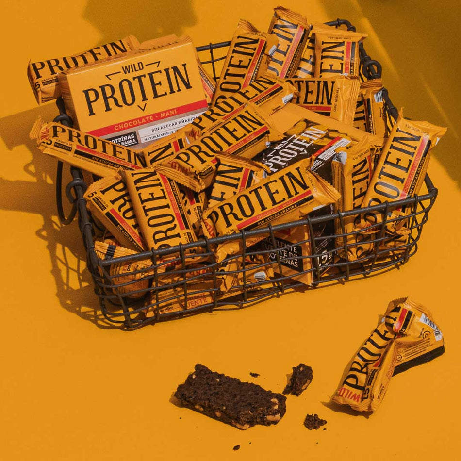 Wild Protein Chocolate Maní 16 unidades