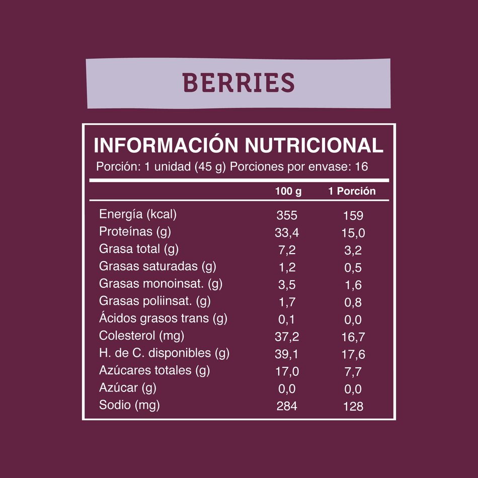 Wild Protein Berries 16 unidades
