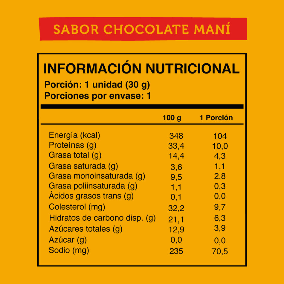 Wild Protein Mini Chocolate Maní 24 unidades